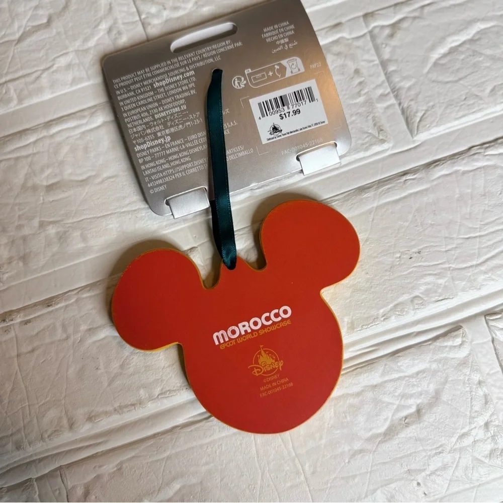 New Disney Sketchbook Morocco Epcot World ShowCase Ornament Collection Yellow
